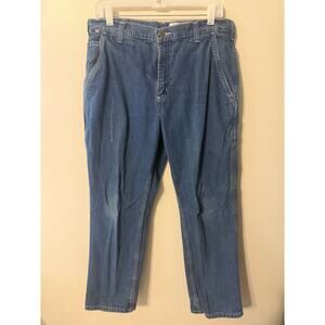 Carhartt Flame Resistant Bibo Twill WDFR Denim Mens 34x32 Gorpcore Workwear 3rd